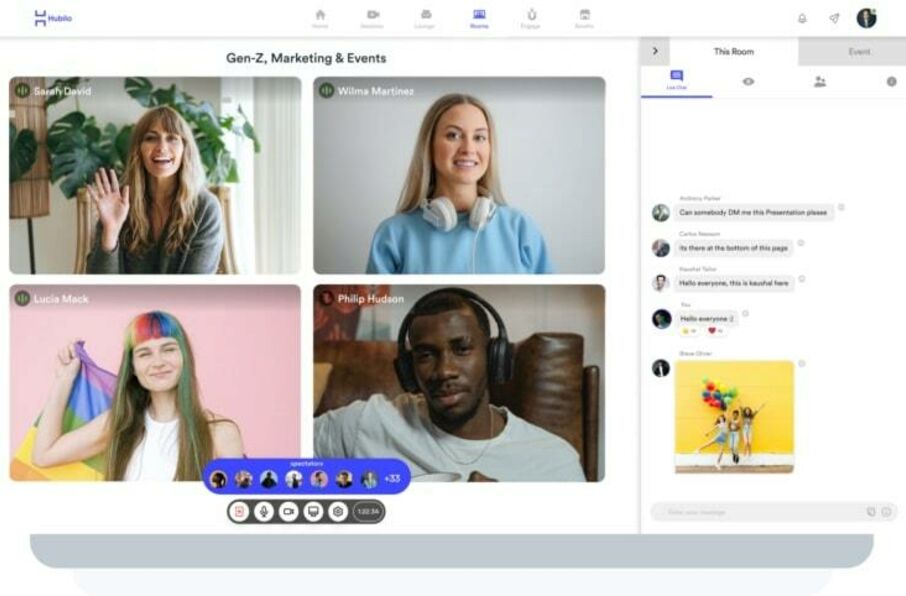 Hubilo Vs Sched: Which Event Planning And Management Software Is Best For You? 3 Screenshot Of Hubilo'S Desktop Product