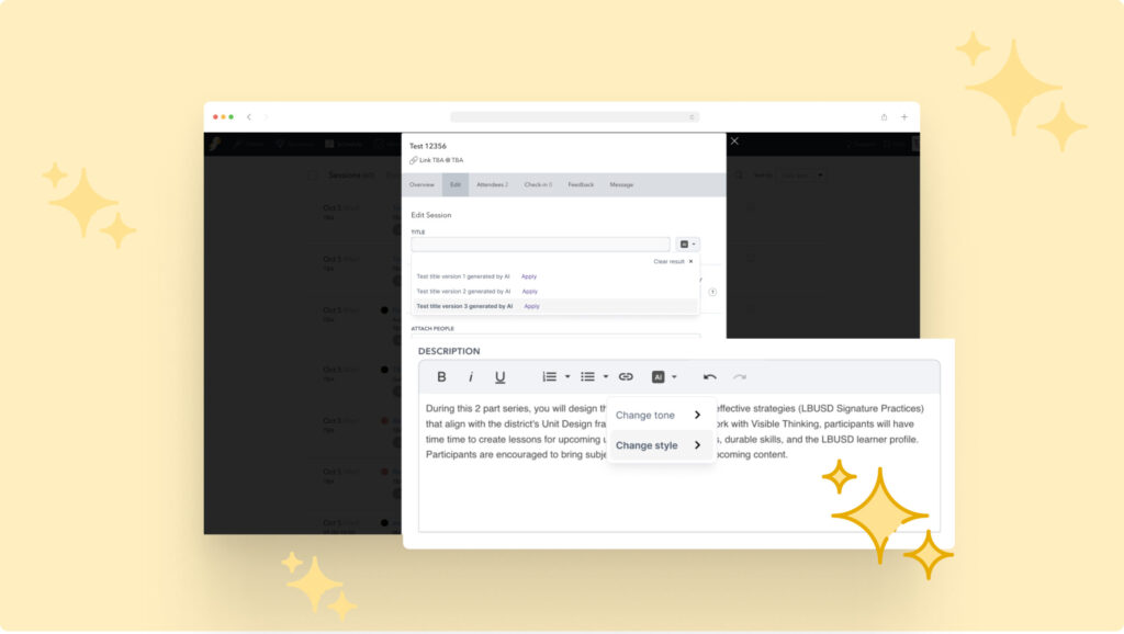 Magical Ai Descriptions: Chatgpt Prompts To Make Your Event Titles And Descriptions Take Off! 7 An Example Of Our Conference Session With Ai Descriptions