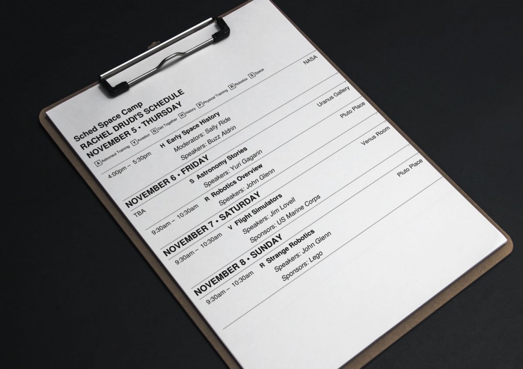 Print Attendee Schedules 1 PrintSchedule