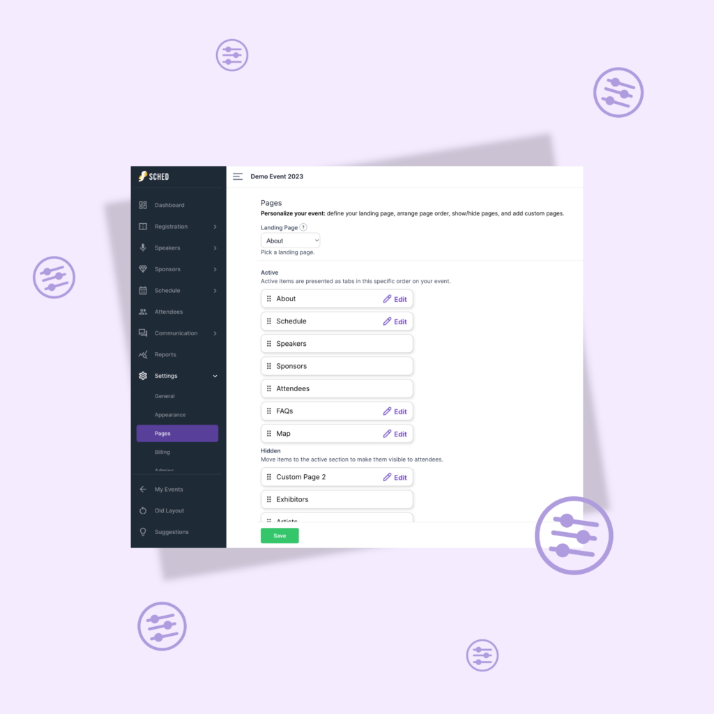 Seamless Event Planning: How Our Newest Features Can Save You Time &Amp; Hassle 3 Multiple Custom Pages Page Management