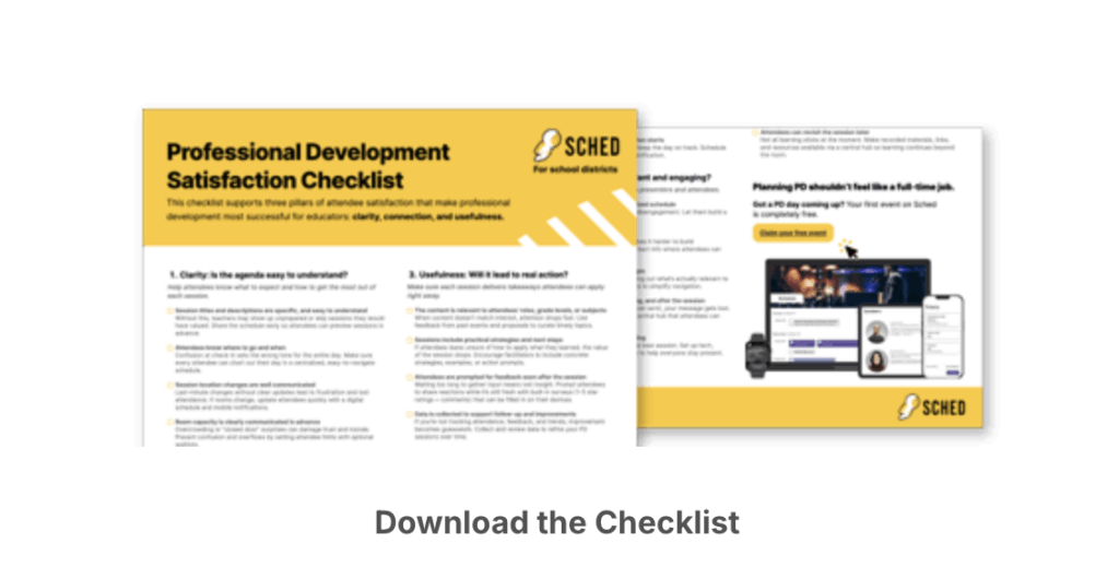 7 Reasons Professional Development Planning Feels So Hard Right Now (And What You Can Do About It) 2 Pd Checklist Download