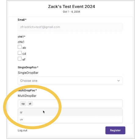 Easier Event Planning Is Yours To Enjoy: Registration, Call For Papers, Networking And More! 6 Reg Zack Two2