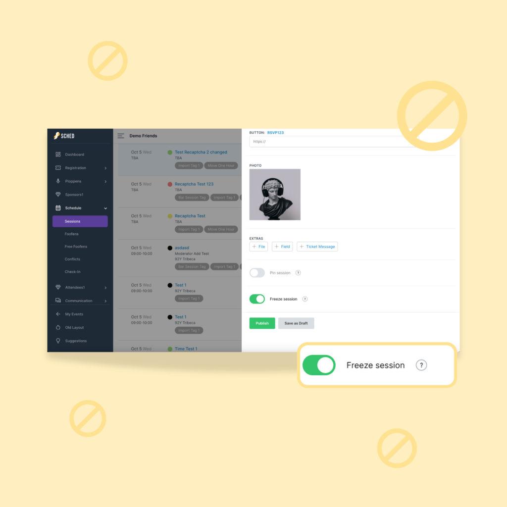 Seamless Event Planning: How Our Newest Features Can Save You Time &Amp; Hassle 6 Session Freeze